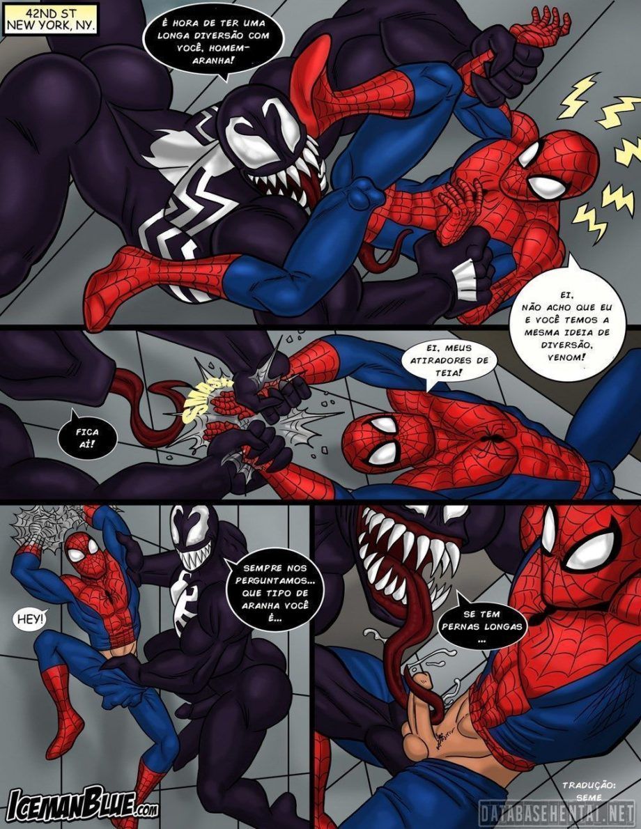 Deadpool And Venom Porn - Putaria gay com o Homem Aranha - HerÃ³is PornÃ´ - SeuHentai