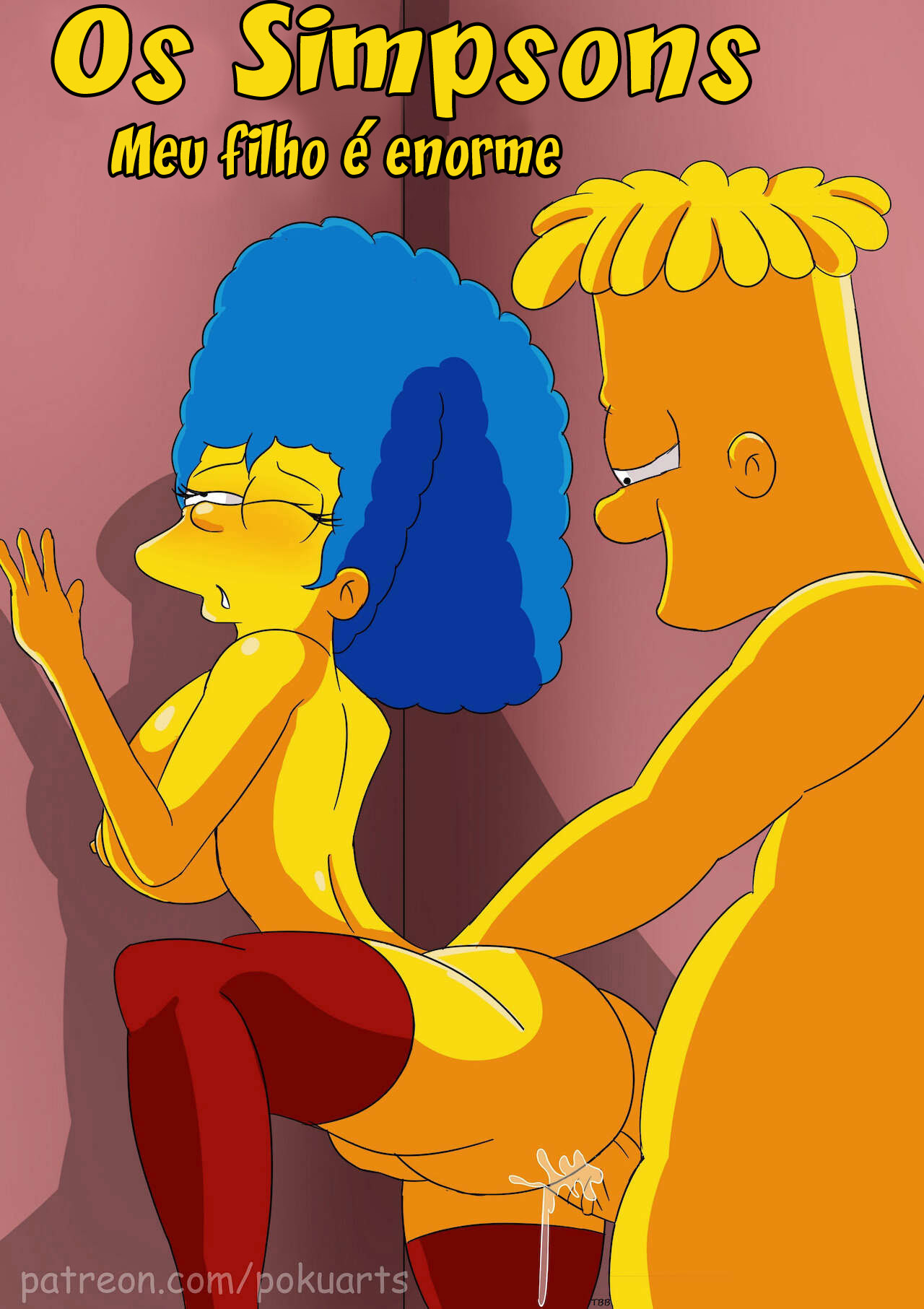 Os Simpsons Hentai: Bart socando na bucetinha da mãe